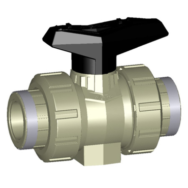 Ball valve Series: 546 PP-H Internal thread (BSPP) PN10